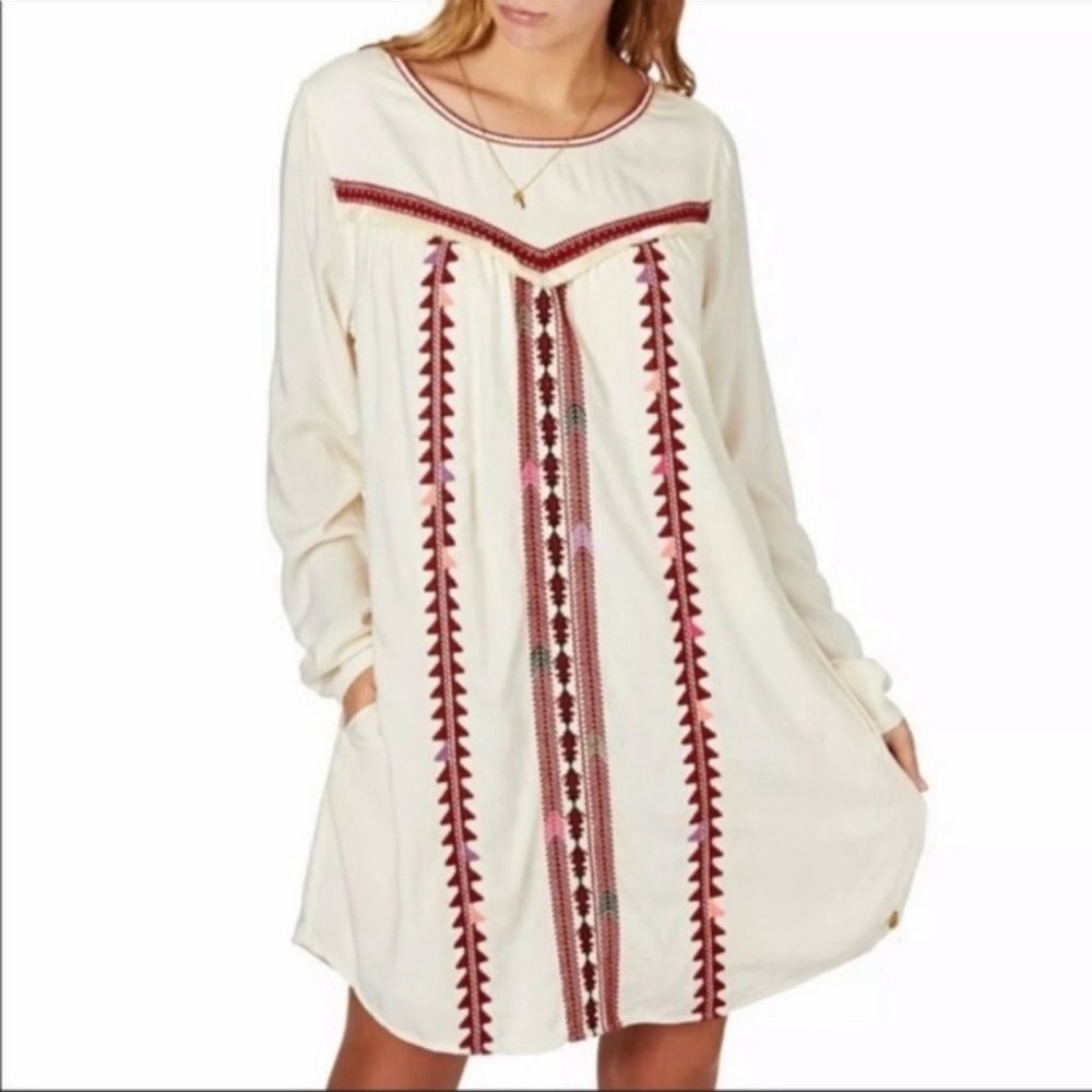 Scotch and Soda embroider dress boho